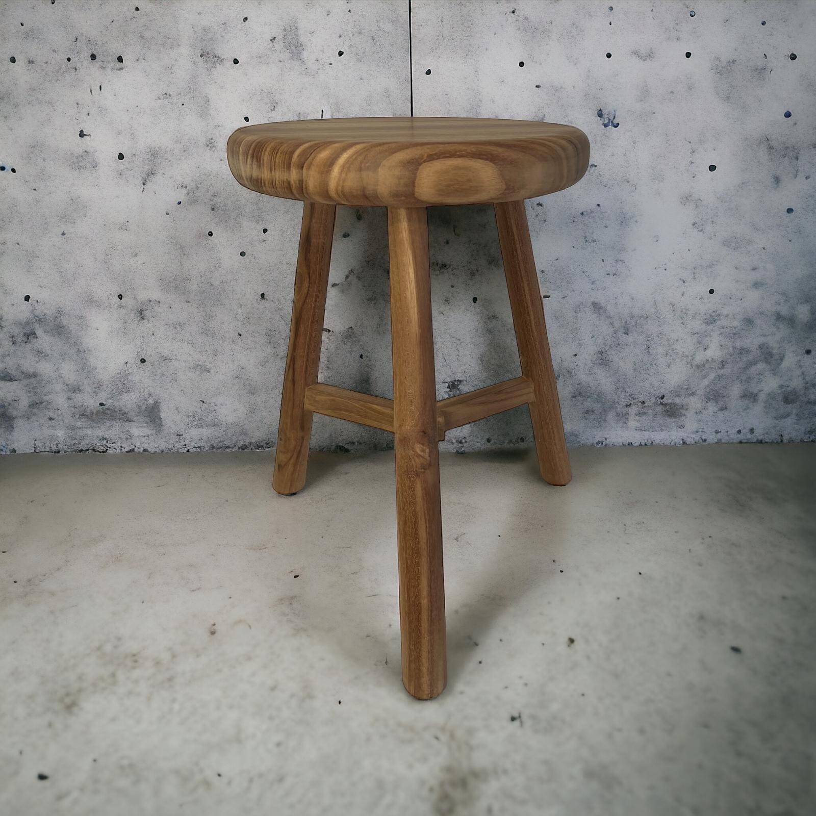 Teak wood stool