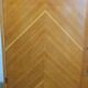 1960s Scandinavian wardrobe with two doors and mirror, easy assembly.