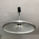 Erco vintage aluminum brushed scandinavian space age style suspension