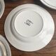 Sarreguemines Dubarry earthenware dessert plates