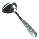 Vintage silver-plated metal porridge spoon, Donald Duck cutlery for children