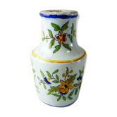 Ancien vase décor fleurs, Foumaintreaux Gabriel
