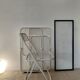3 chaises pliantes vintage Talin-design Italien 70 - métal grillagé