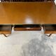 Directoire style flat desk in cherry wood