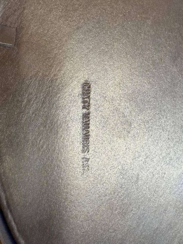 Miroir de sorcière bombé signe Chaty Vallauris