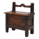 16th Century French wooden stool with storage and nice patina