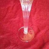 TULIP SHAPED GLASS CANDLE HOLDER
