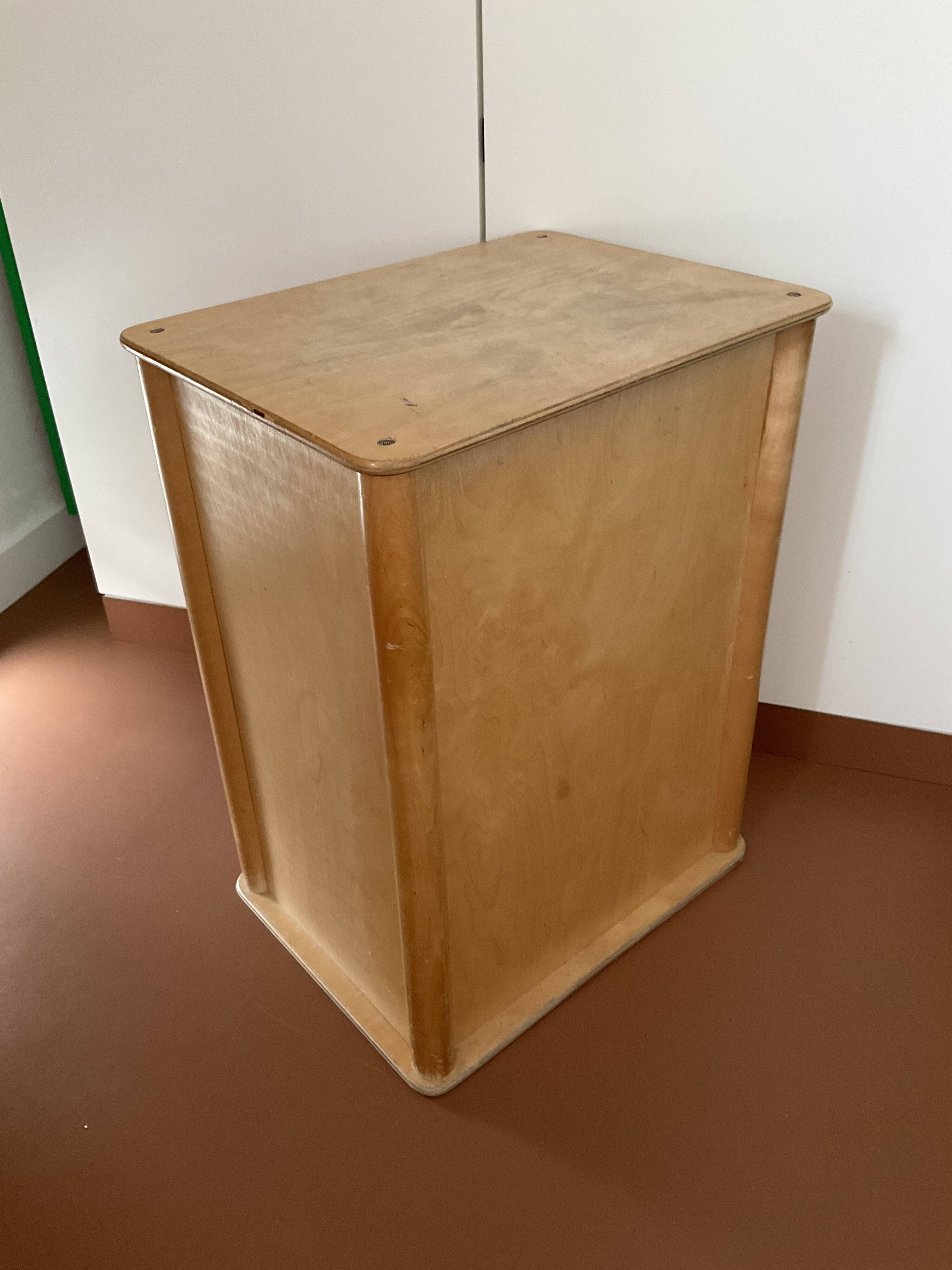 Small vintage red and blue furniture