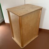 Small vintage red and blue furniture