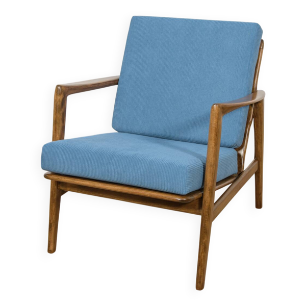 Fauteuil modèle 300-139 de l'usine Swarzędz, Pologne, années 1960.