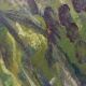 Oil painting on panel early 1900 landscape impressionist frame