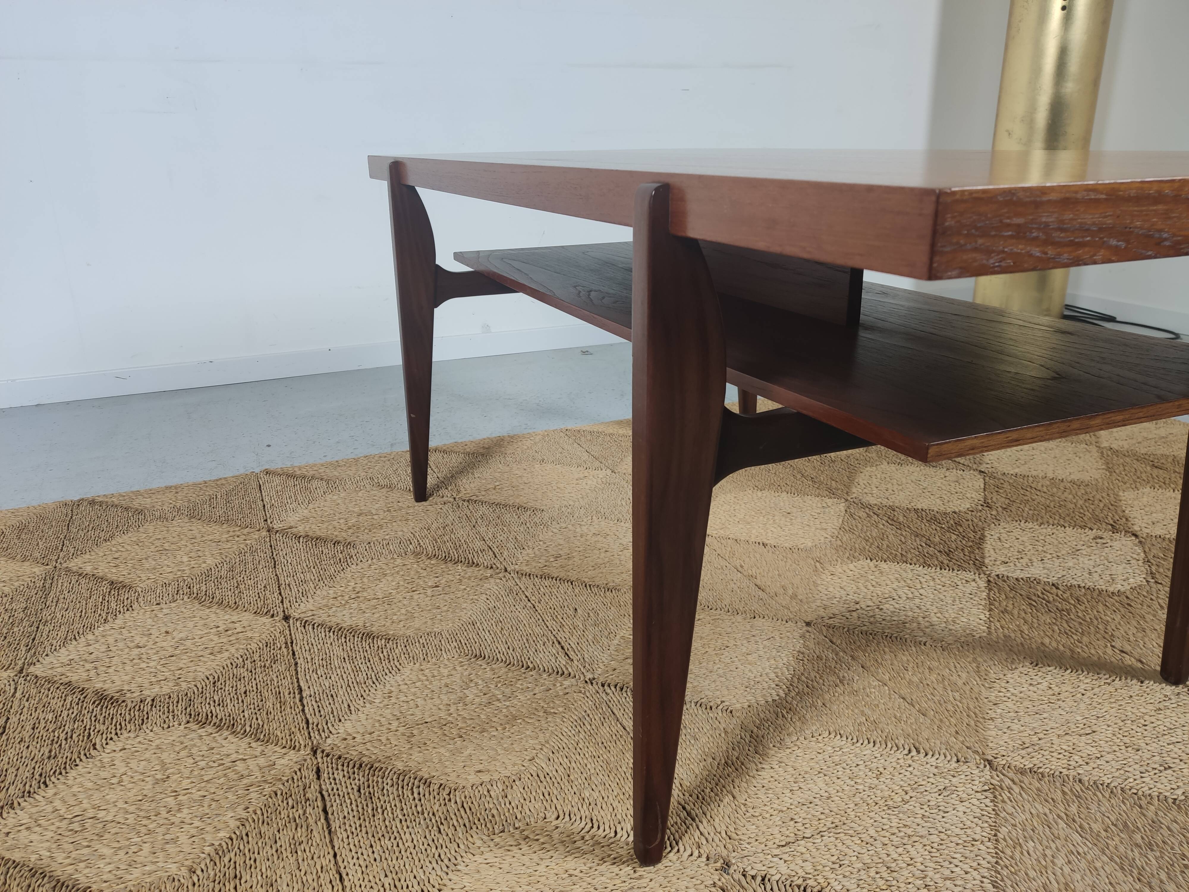 Scandinavian coffee table in teak, 1960s