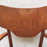 Fritz Hansens beech armchair