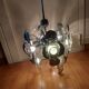 Lustre vintage 70, Oscar Torlasco , 9 feux