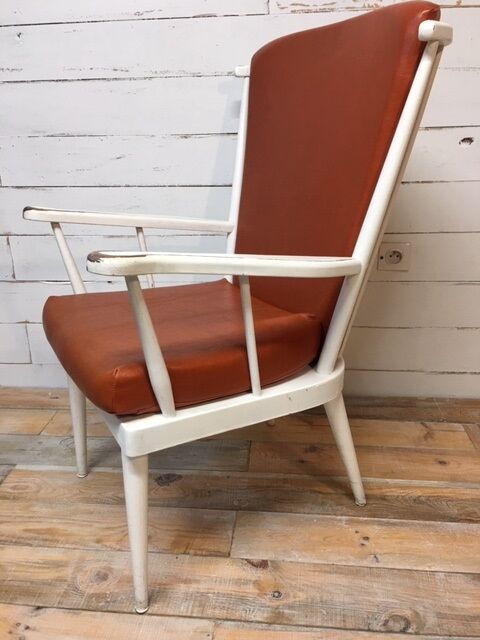 Fauteuil scandinave Baumann coussins d'origine 1960