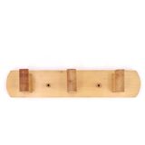 Pine wood coat rack, 70s mountain chalet
