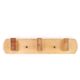 Pine wood coat rack, 70s mountain chalet
