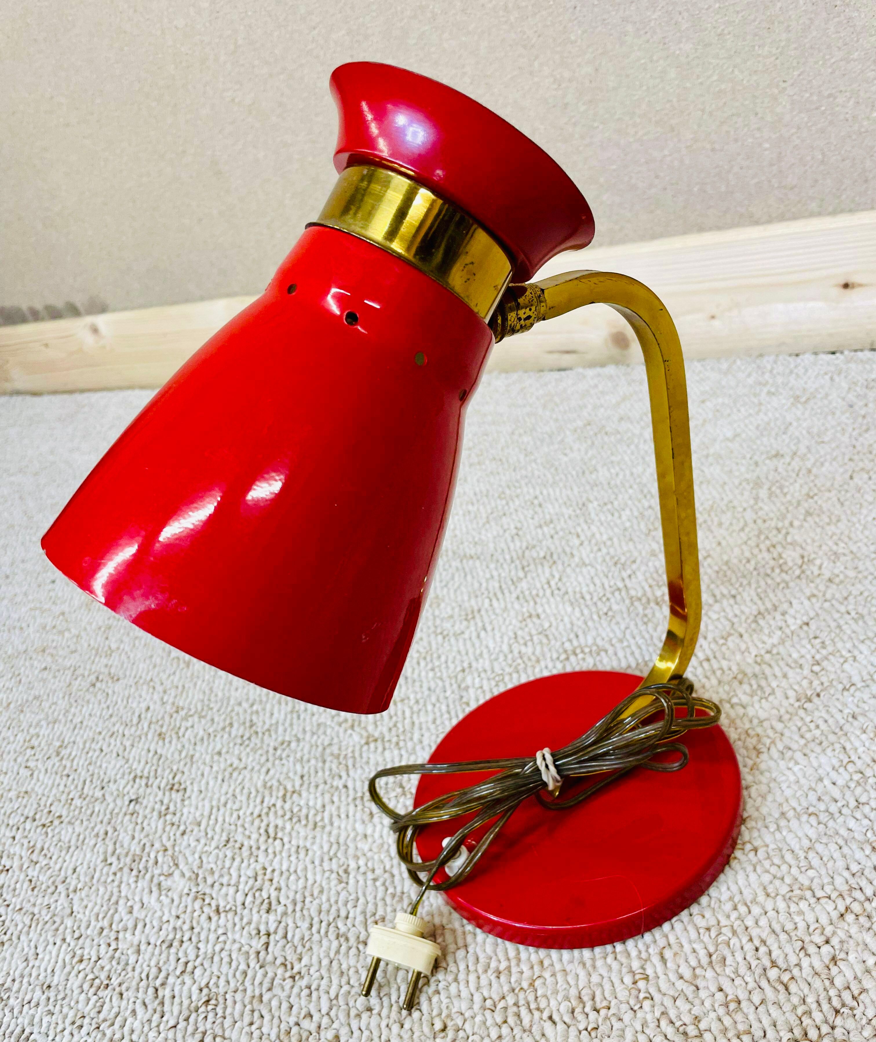Table lamp Diabolo France Vintage 60 ́s