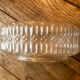 Cast glass ceiling lamp