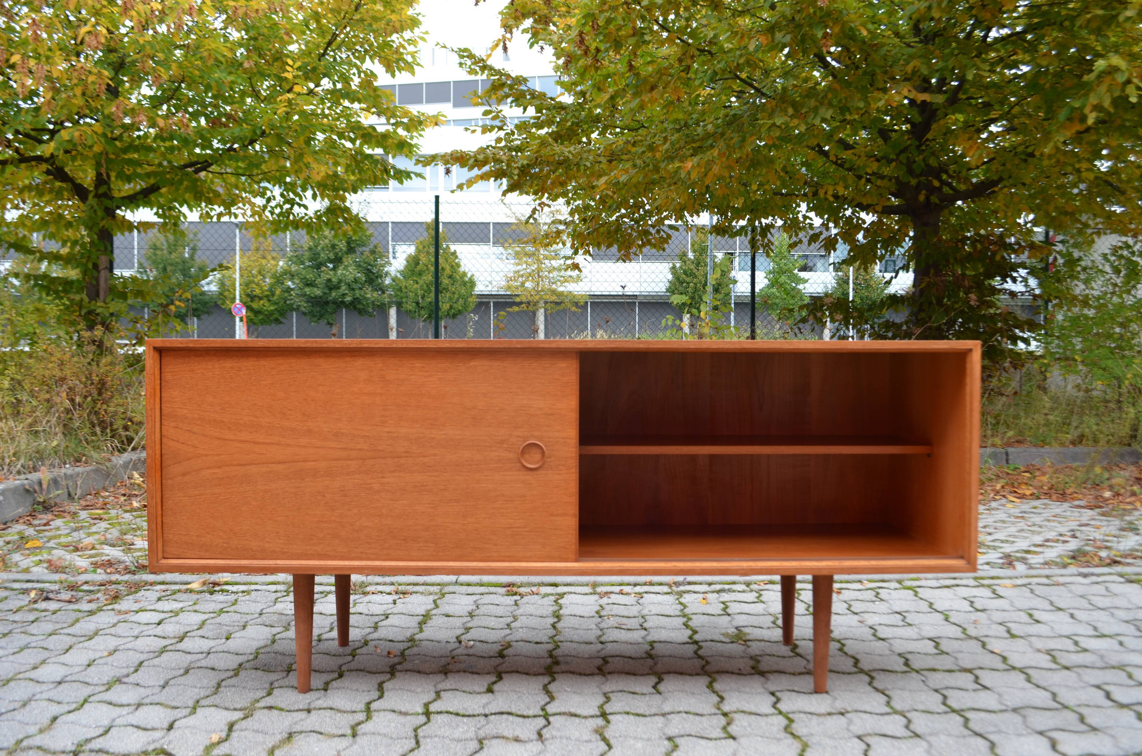 Mid century danish modern sideboard teak franz meyer vintage 60er