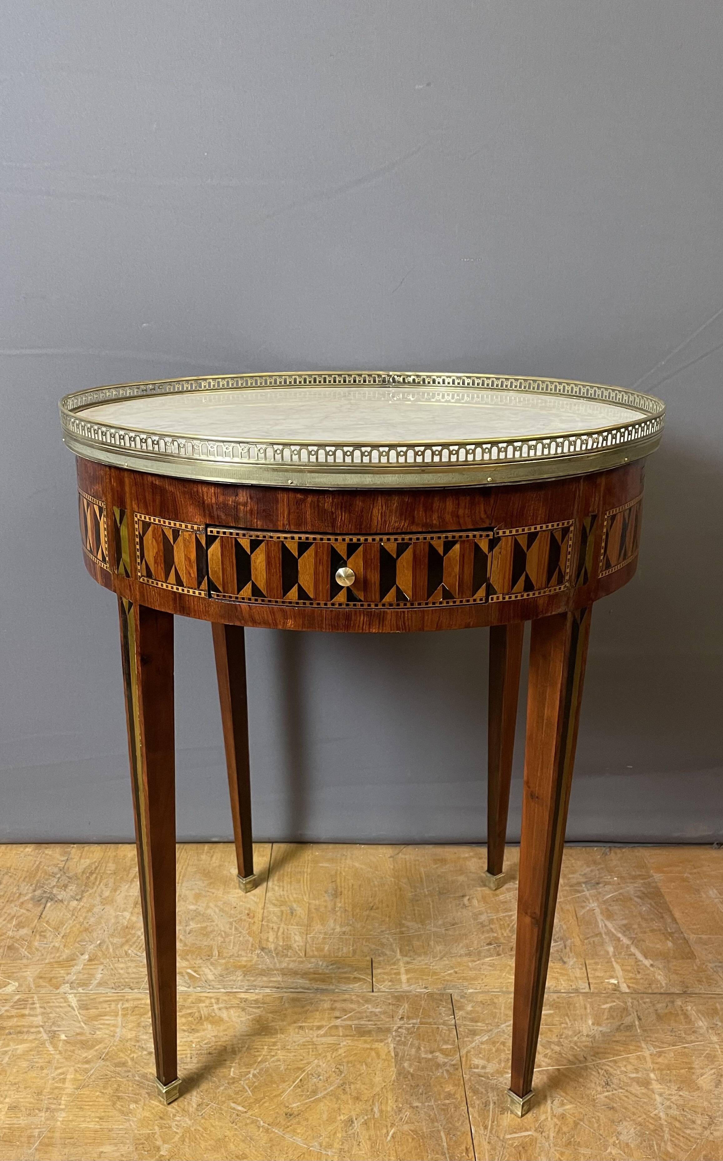 Bouillotte Table Louis XVI early 19th century