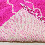 Berber carpet beni ouaraion pink 253x153 CM