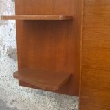 Headboard oak shelves year 60