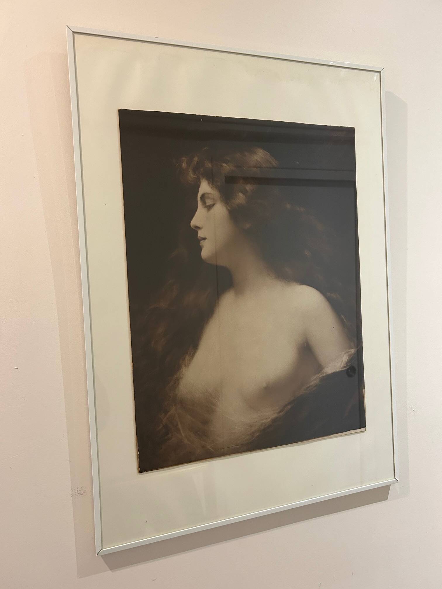 portrait of a woman, 19th century photo A. Piot