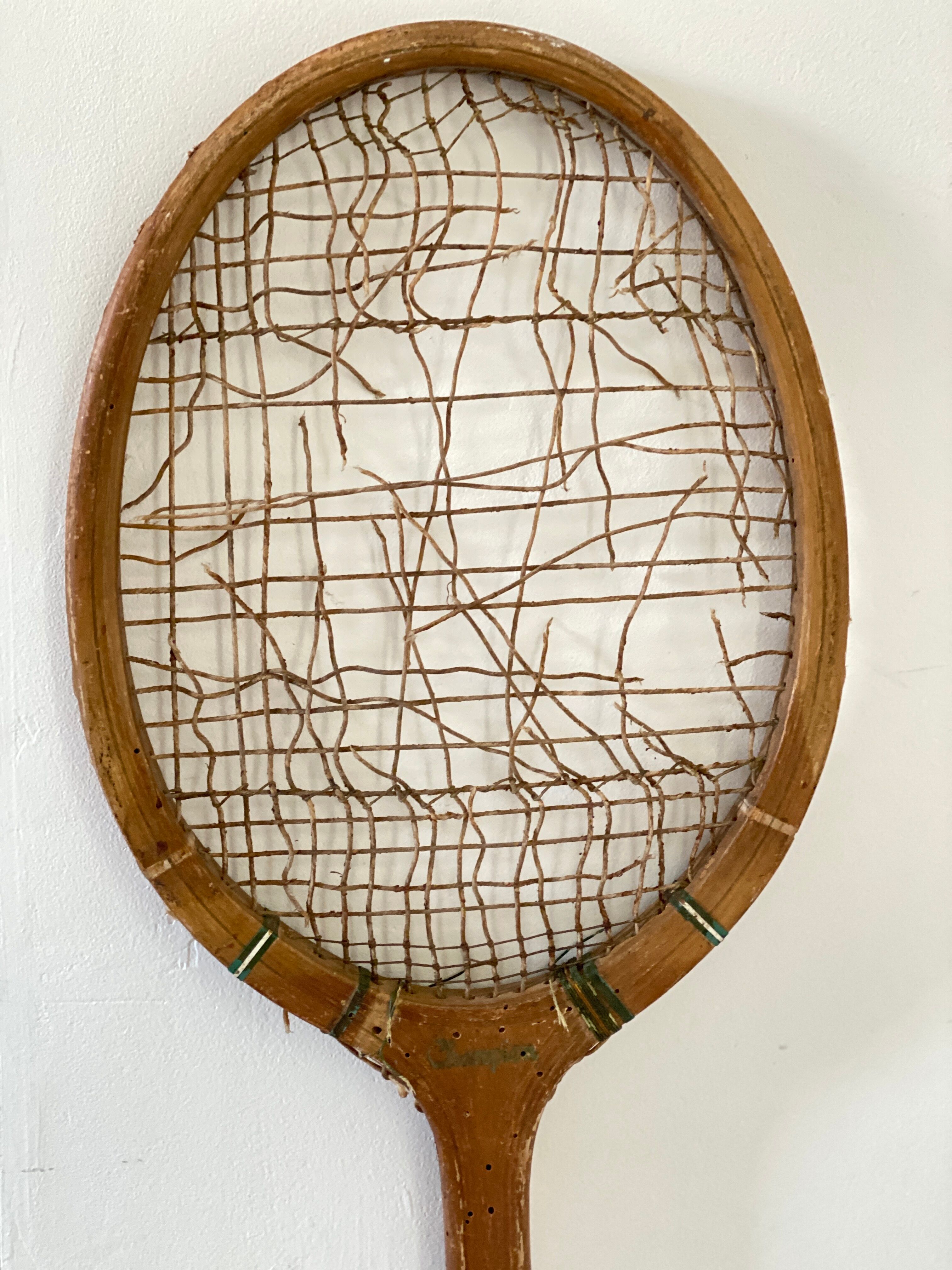 Ancienne paire de raquette de tennis vintage