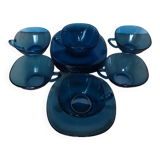 Tasses Vereco bleues