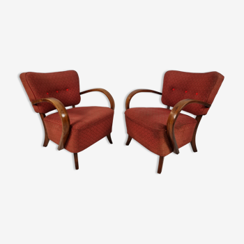 H-237 Armchairs by Jindřich Halabala, 1950s, set of 2