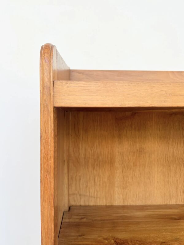 Bibliothèque commode chêne massif années 50