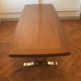 Coffee table style Bernard Rohne vintage 1980