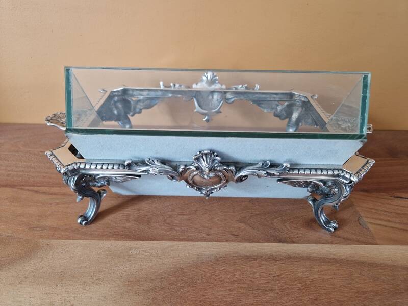 Christofle - Centrepiece or planter - In silvered bronze