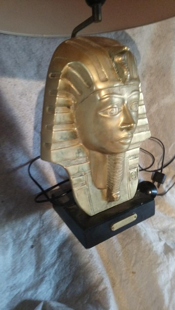 Bronze lamp topic Pharaoh years 50/60