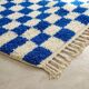 Authentic traditional handwoven Berber rug size 2/3 cm.