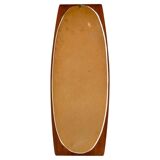 Mid Century Modern Wood Wall Mirror, Campo e Graffi, Italy 1950s