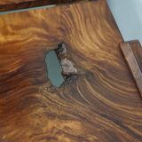 Pair of Vintage Natural Coffee Tables in Walnut, ca 1970/1980