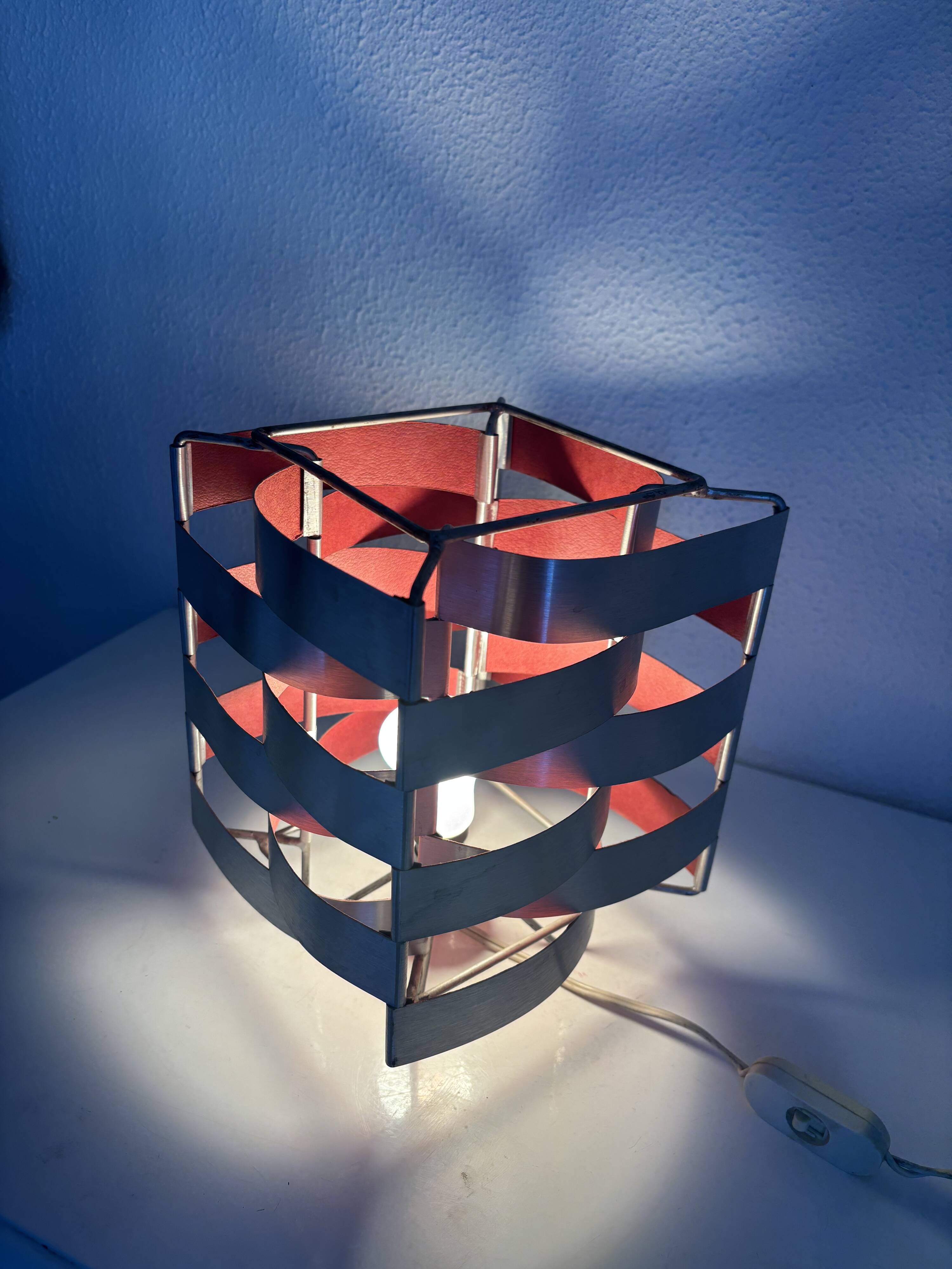 Vintage 1970s table lamp by Max Sauze model "Uranus" - 24 x 18 cm