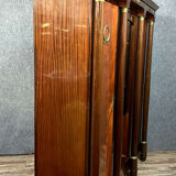 Empire library in varnished mahogany around 1950