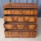 Commode Louis Philippe en ronce de noyer