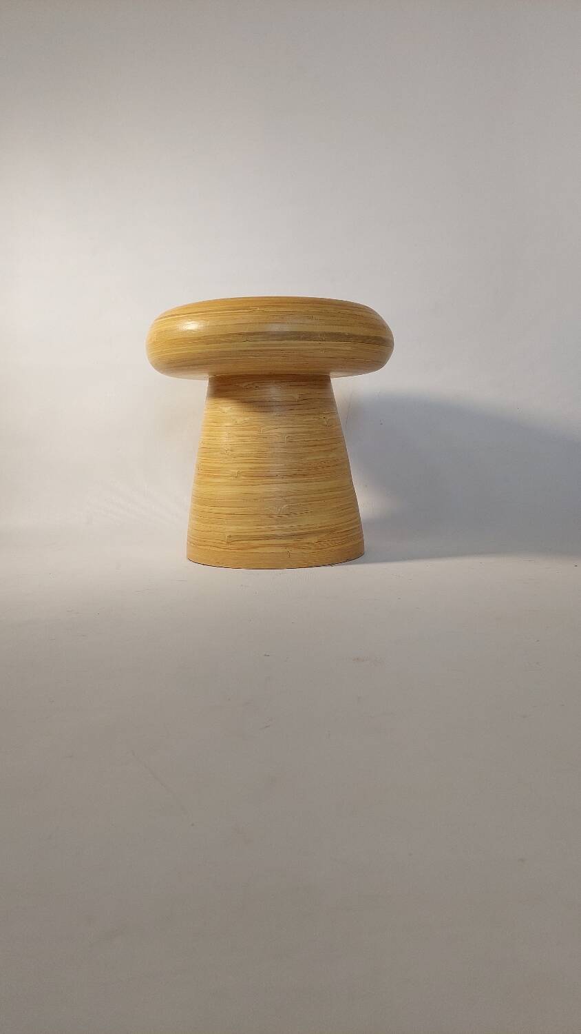 Vintage bamboo stool
