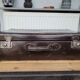 Antique cardboard suitcase
