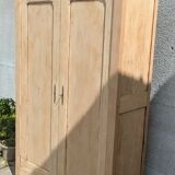 Natural wood wardrobe