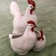 Roosters mustard salt and pepper shakers