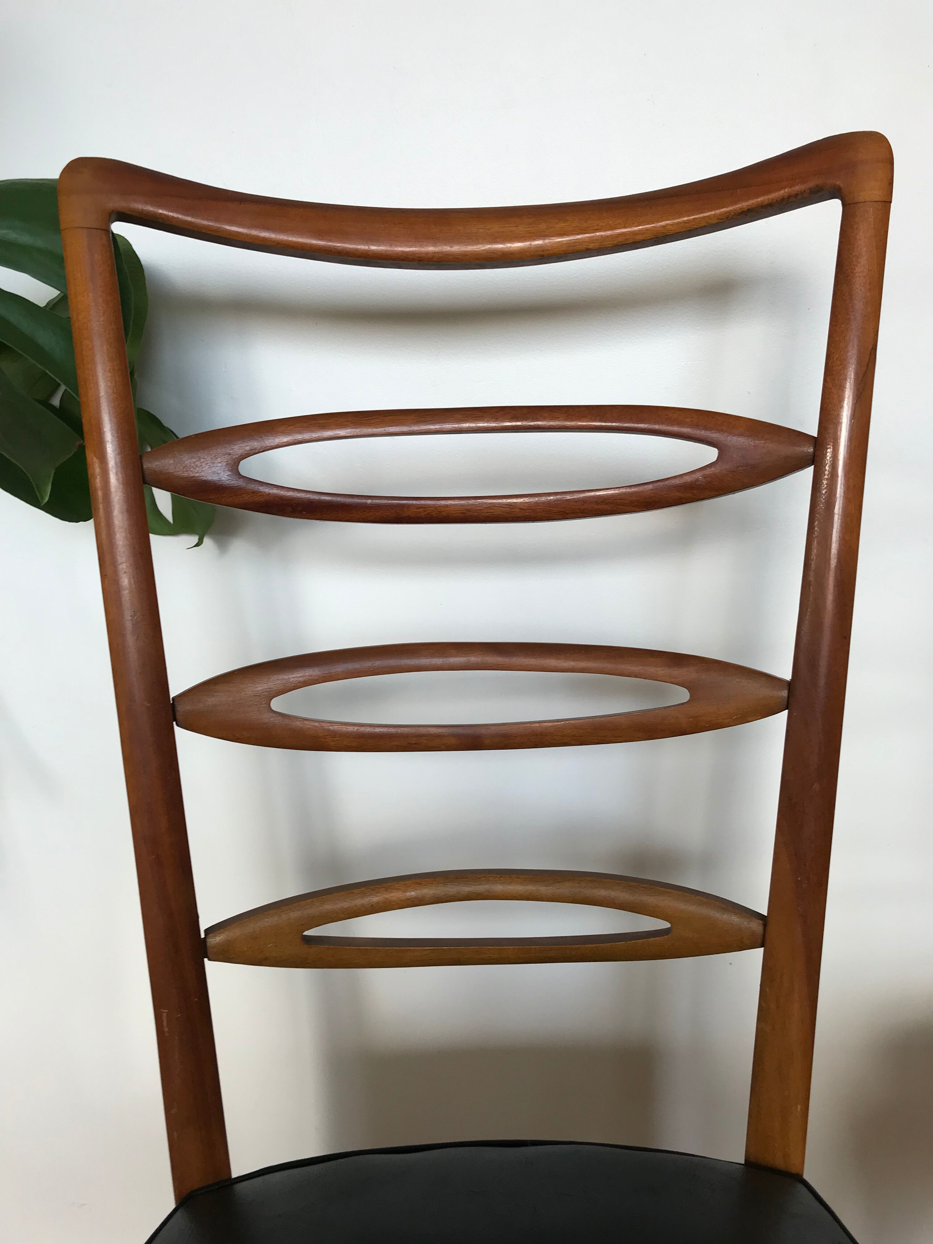 Pair of wooden chairs