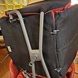 Pair of Lounge Chairs + Malung Leather Ottoman from the 90's