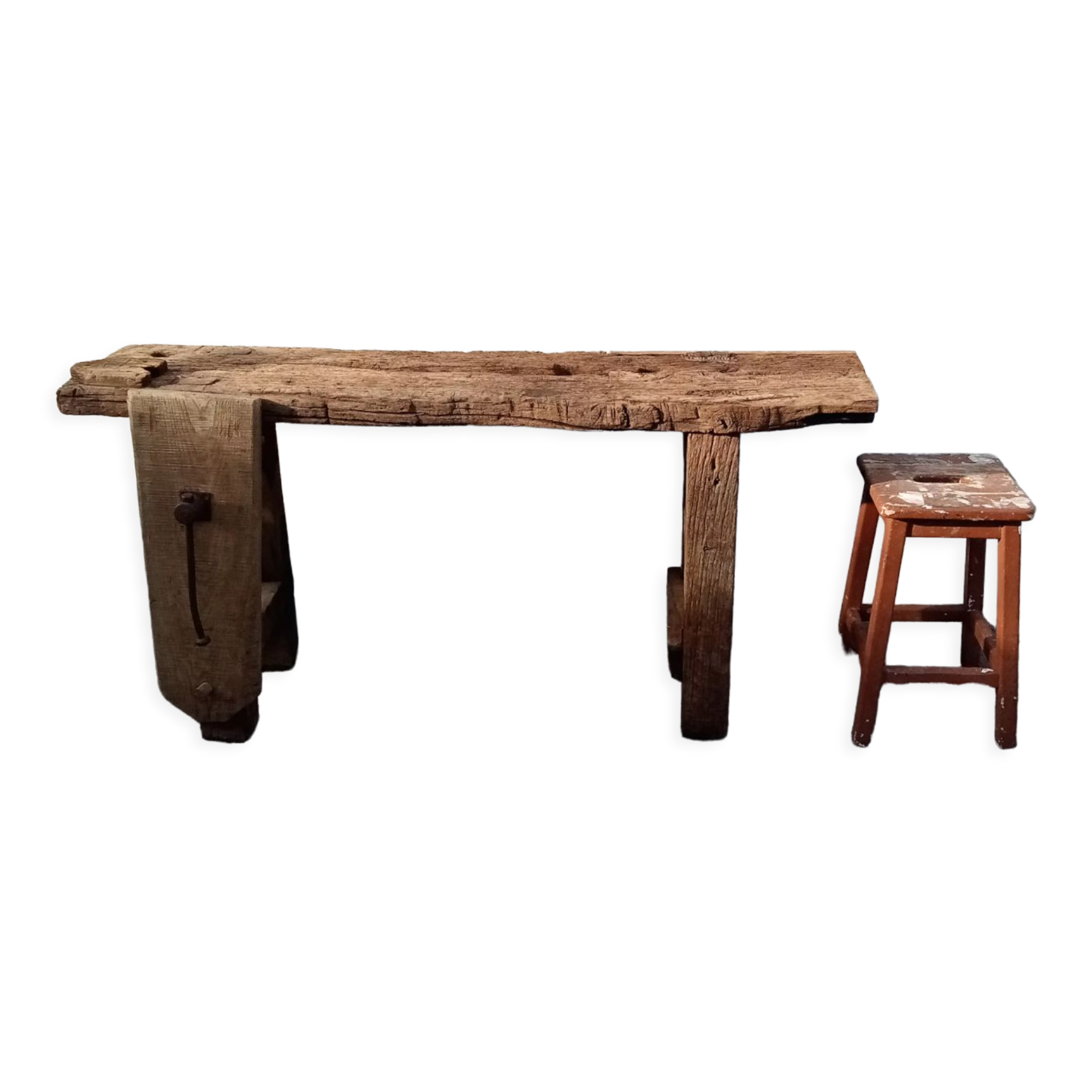 Old carpenter's workbench