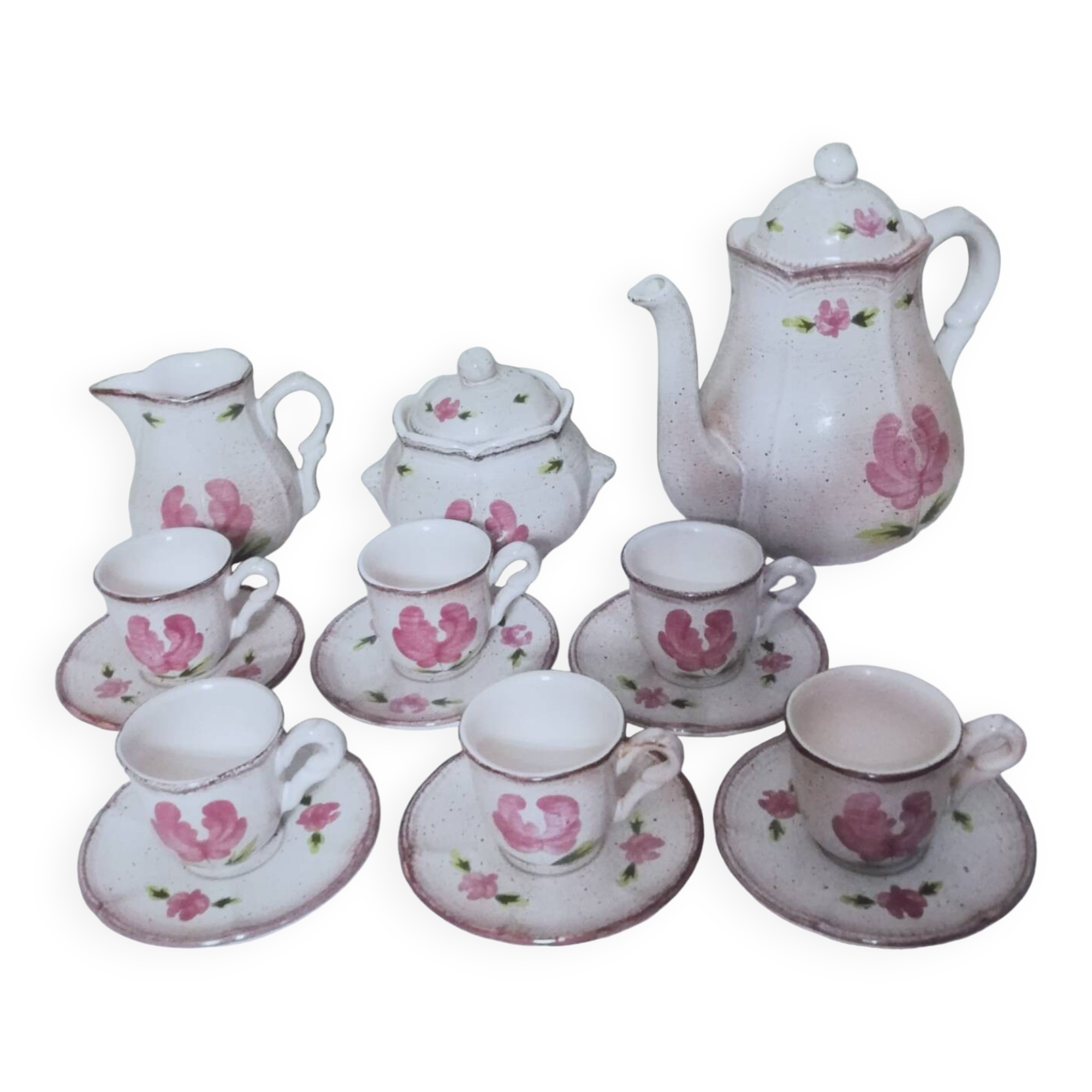 Stoneware coffee service