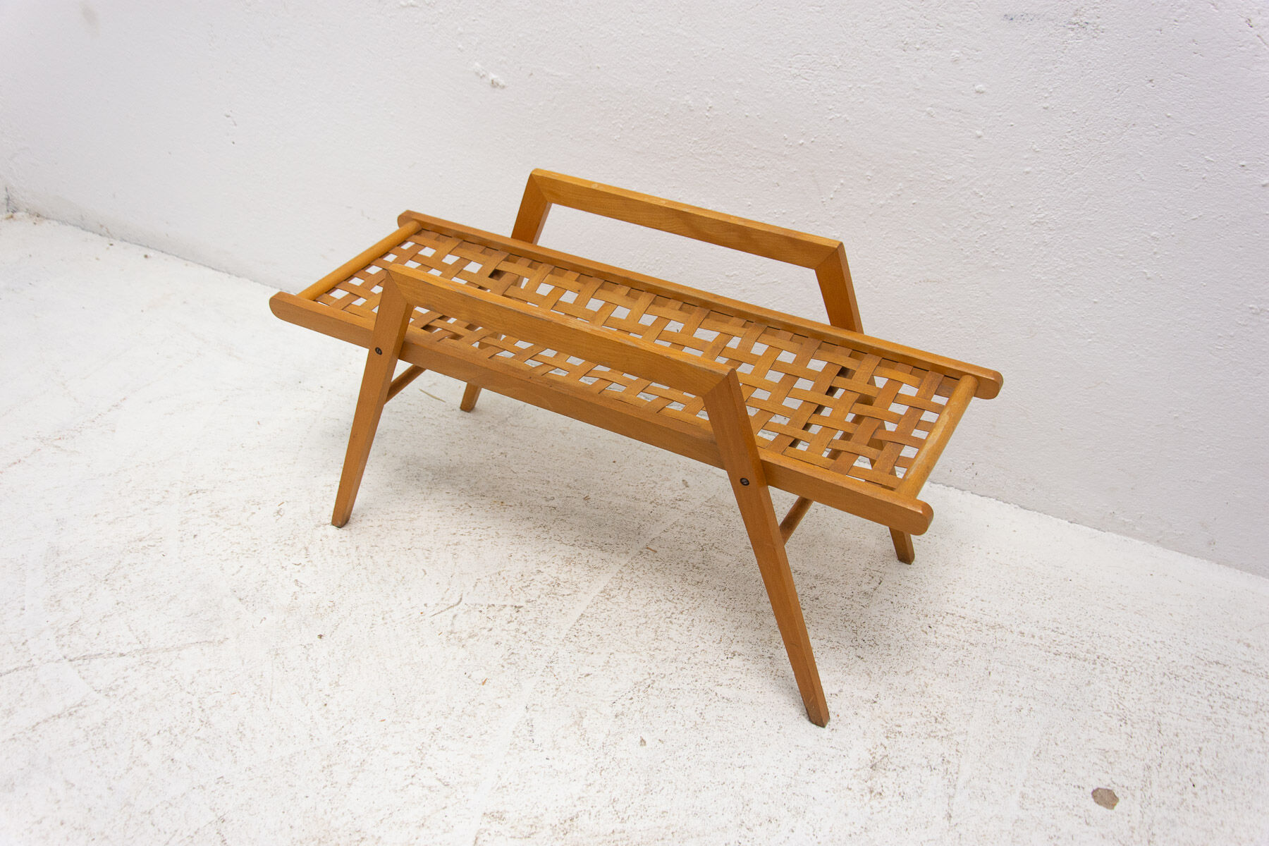Mid century plant stand or side table, Czechoslovakia